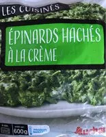 Mängden socker i Epinards hachés à la crème