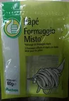 Mängden socker i RâpéFormaggio Misto**Mélange de fromages (lait origine : UE)