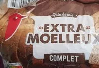 Mängden socker i Pain de mie extra moelleux complet 280g