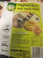 Mängden socker i Tagliatelles aux oeufs frais
