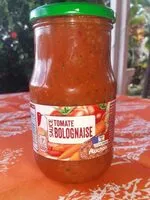 Mängden socker i Sauce Tomate Bolognaise