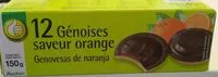 Mängden socker i 12 Génoises Orange