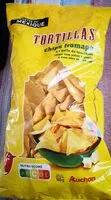 Mängden socker i Tortilla Chips fromage à l'huile de tournesol