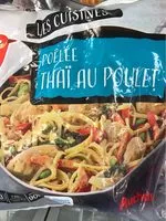 Mängden socker i Poêlée thaï au poulet - Pâtes, pousses de bambou et gingembre