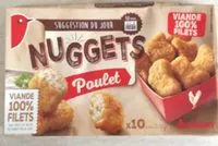 Mängden socker i Nuggets poulet