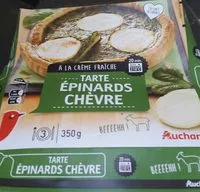 Mängden socker i TARTE EPINARDS CHEVRE, crème fraîche