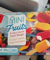 Mängden socker i Mini fruits Vanille fruits rougesVanille fruits exotiques