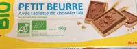 Mängden socker i Petit beurre tablette chocolat lait bio