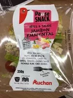 Mängden socker i Pâtes & Salade Jambon EmmentalPâtes torsades, Salade, Dés de Jambon, Dés d'emmental, Carottes rapées, tomates cerisesVinaigrette allégée* aux herbes *allégée en matières grasses