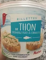 Mängden socker i Rillettes de thon fromage frais et ciboulette