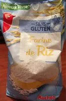 Mängden socker i AUCHAN mieux vivre Sans Gluten - Farine de riz
