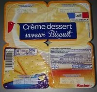 Mängden socker i Crème dessert saveur biscuit