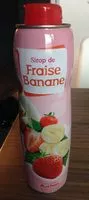 Mängden socker i Sirop de fraise et de banane