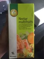 Mängden socker i Nectar multifruits à base de concentrés - Teneur en fruits : 50% minimum