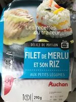 Mängden socker i Merlu sauce citron, riz et petits legumes
