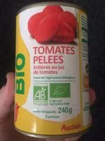 Mängden socker i Tomates pelées entières au jus