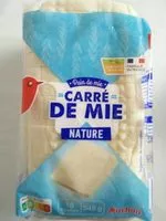 Mängden socker i Carré de mie nature