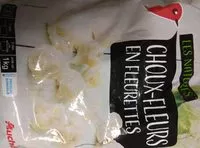 Mängden socker i Choux-fleurs en fleurettes