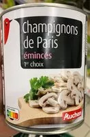 Mängden socker i Champignons de Paris 1er choix Emincés