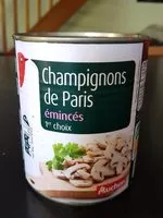 Mängden socker i Champignons de Paris émincés 1er choix