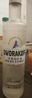 Mängden socker i Vodka Dworakoff Fresh Effect