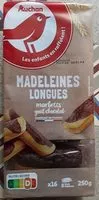 Mängden socker i Madeleines longues marbrées goût chocolat