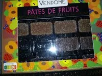 Mängden socker i Pates de fruits