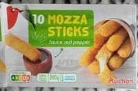 Mängden socker i Mozza sticks* - sauce Red Pepper *bâtonnets à base de Mozzarella