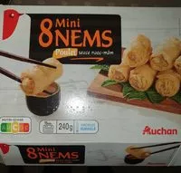 Mängden socker i Mini nems au Poulet, sauce nuoc-mâm