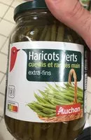 Mängden socker i Haricots verts extra-fins cueillis et rangés à la main