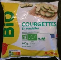 Mängden socker i Courgettes en rondelles issues de l'agriculture biologique
