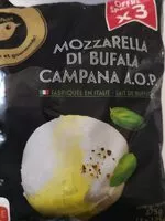 Mängden socker i Mozzarella di Bufala Campana A.O.P.