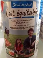 Mängden socker i LAIT DEMI ECREMESOLIDAIRES POUR SOUTENIR NOS PRODUCTEURS*Plus juste rémunération*Vaches nourries sans OGM* -* <0.9%1L