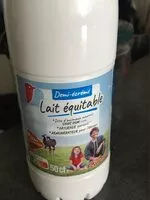 Mängden socker i LAIT DEMI ECREMESOLIDAIRES POUR SOUTENIR NOS PRODUCTEURS*Plus juste rémunération*Vaches nourries sans OGM* -* <0.9%6x50 cL