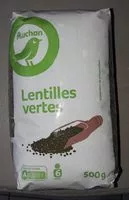 Mängden socker i Lentilles vertes