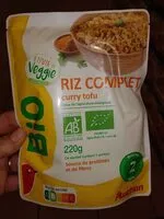 Mängden socker i Riz complet curry tofu issu de l'agriculture biologique