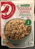 Mängden socker i Boulgour quinoa graines de sésame