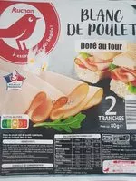 Mängden socker i Blanc de poulet doré au four