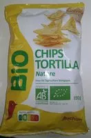 Mängden socker i Tortillas Chips nature bio 150g
