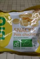 Mängden socker i Snacks Pois chiches