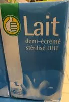 Mängden socker i Lait demi-écrémé