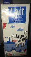 Mängden socker i Auchan lait demi écrémé origine France