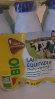 Mängden socker i Auchan BioLAIT DEMI ECREMEORIGINE FRANCE SOLIDAIRES POUR SOUTENIR NOS PRODUCTEURSFilière responsable6x 50 cL