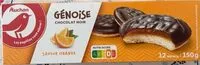 Mängden socker i Auchan genoise orange 3x150g