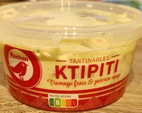 Mängden socker i KtipitiFromage frais et poivron rouge