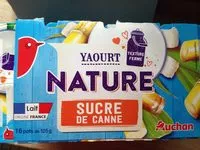 Mängden socker i Yaourts nature au sucre de canne