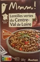 Mängden socker i Lentille vertes du centre val de loire