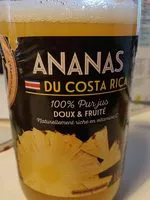 Mängden socker i Pur jus d'ananas - Origine Costa Rica. Naturellement riche en vitamine C.