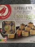 Mängden socker i Feuilletes escargots au beurre persille