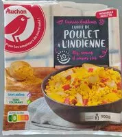 Mängden socker i curry de poulet à l'indienne Riz, ananas & raisins sec -surgelé